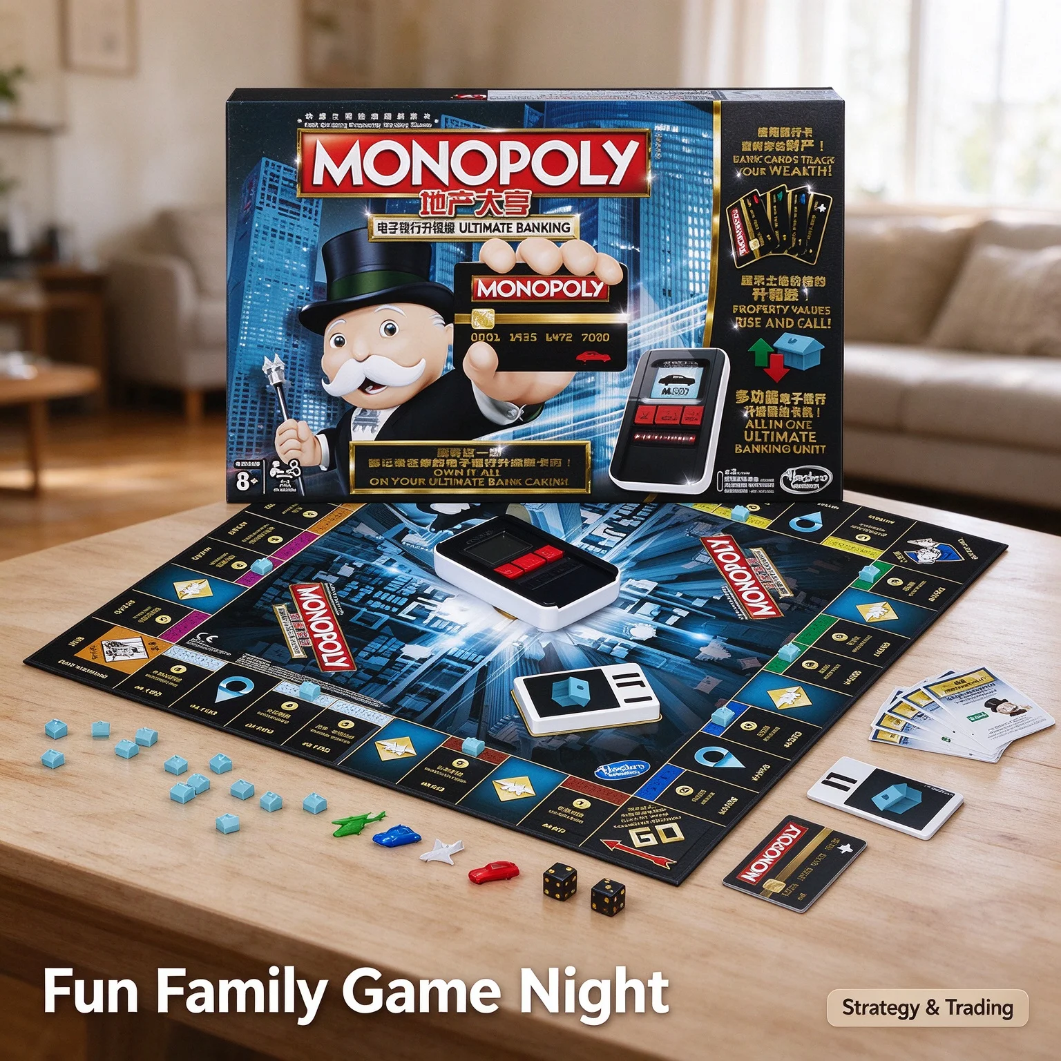 Hasbro Game Monopoly - Hasbro Monopoly Ultimate Banking, jeu de