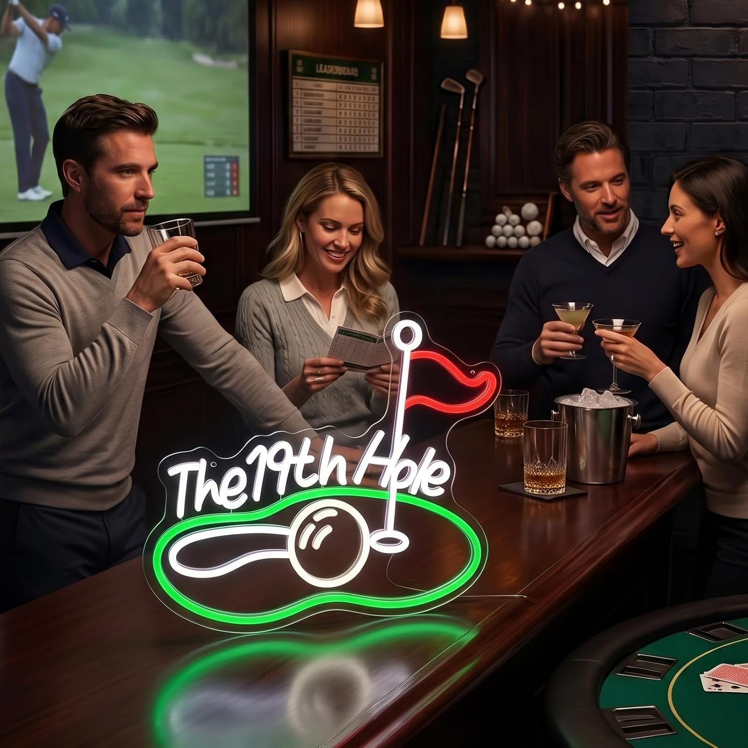 Enseigne néon LED de golf pour - Party Games For Christmas avis et prix