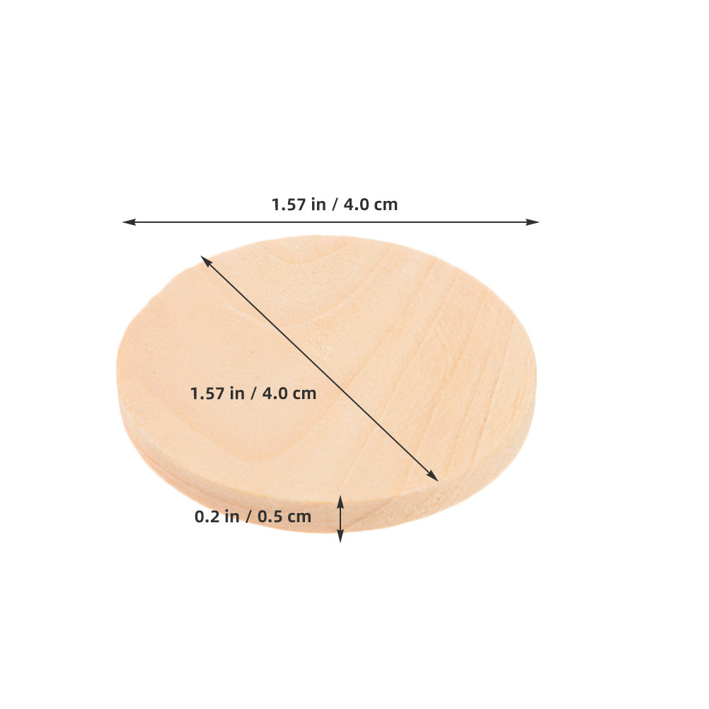 50 pièces, disques en bois mas - Party Games Name avis et prix
