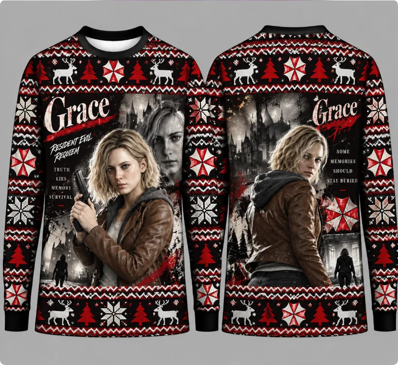 Sweat-shirt imprimé avec le lo - Party Games For Christmas avis et prix