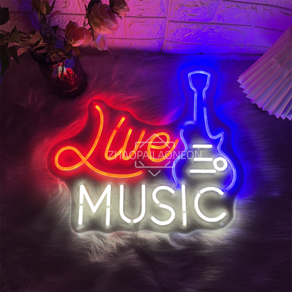 Enseigne au néon de musique en - Party Games Name avis et prix