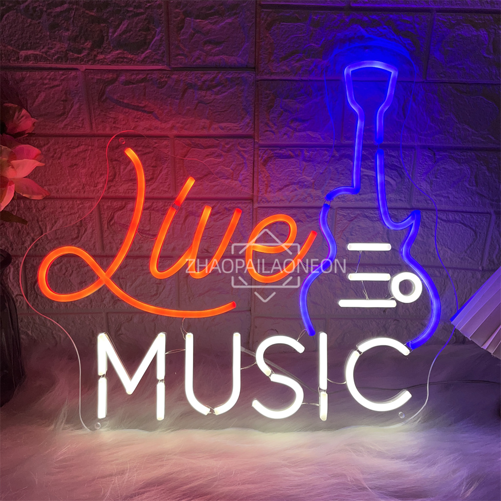 Enseigne au néon de musique en - Party Games Name avis et prix